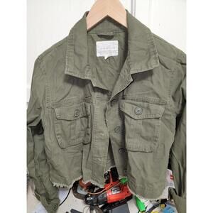Aeropostale Green Oversized Utility Jacket